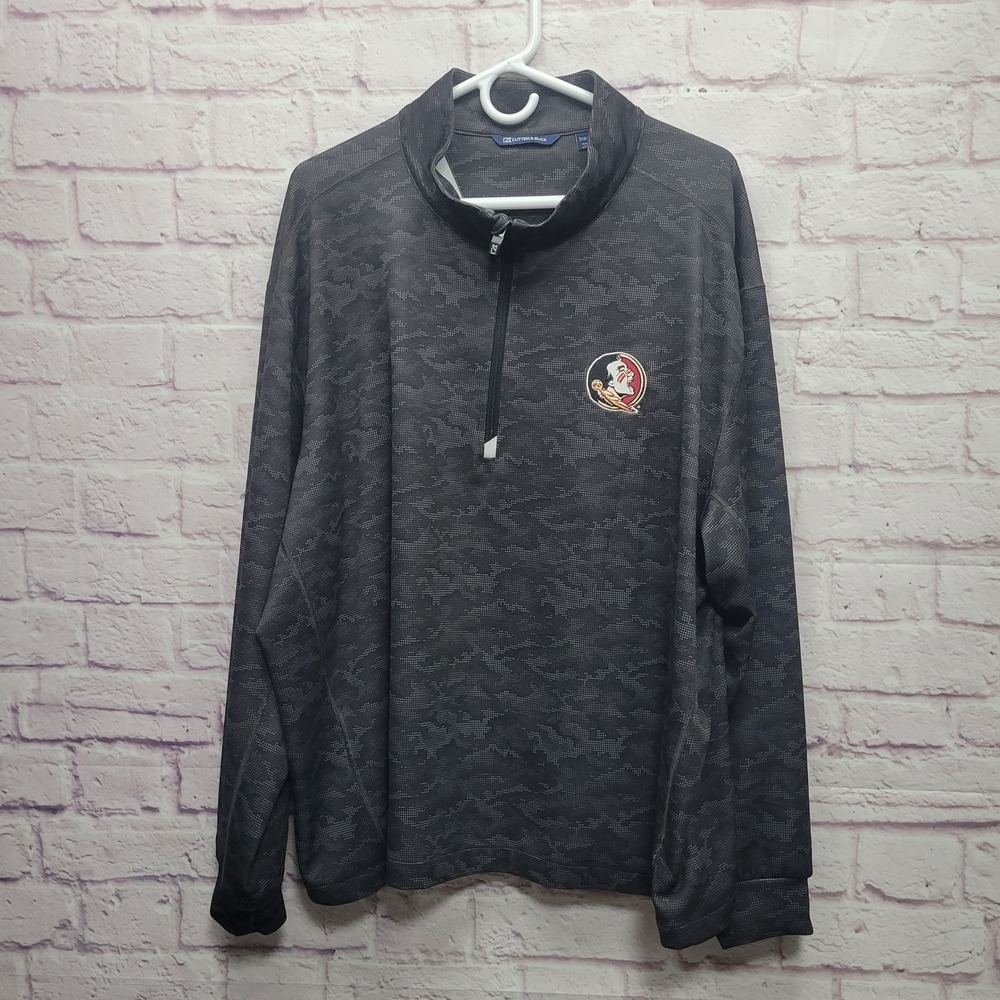Florida Seminoles FSU Cutter & Buck Jacket Sz 3XB Preppy Zip‎ Golf Activewear